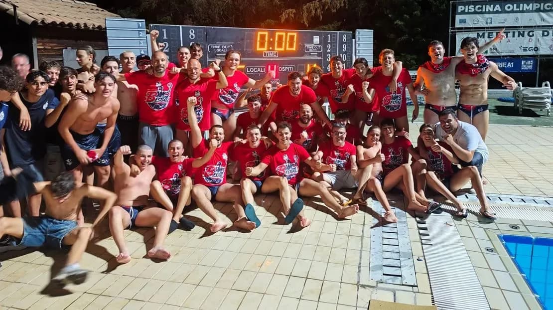 Smile Cosenza Pallanuoto in Serie B: festa a Campagnano