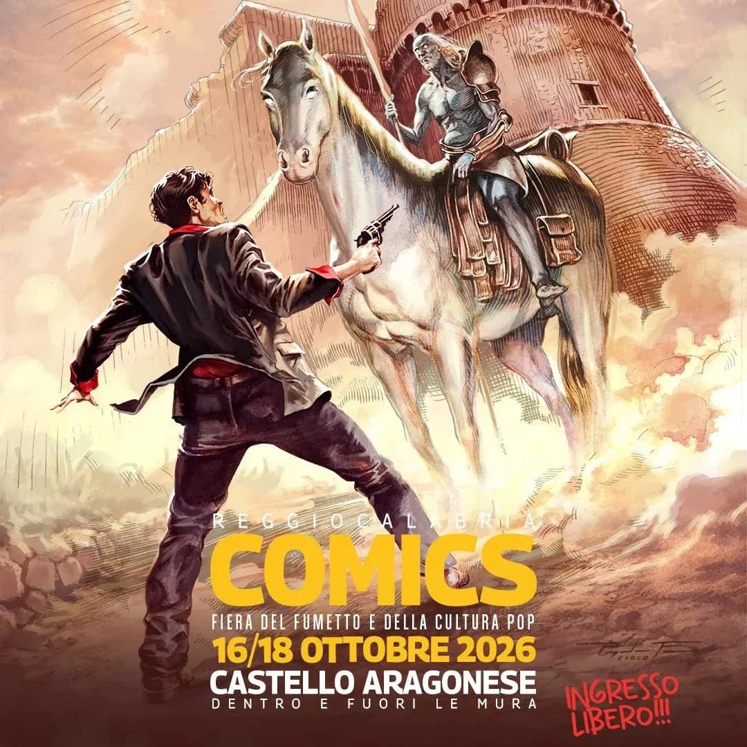 Al via il Reggio Calabria Comics 2026: dal 16 al 18 ottobre tre giorni di fumetti, gaming e cultura pop al Castello Aragonese
